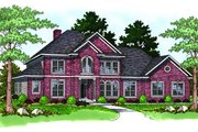 Traditional Style House Plan - 4 Beds 3.5 Baths 3325 Sq/Ft Plan #70-506 