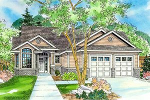 Exterior - Front Elevation Plan #124-756