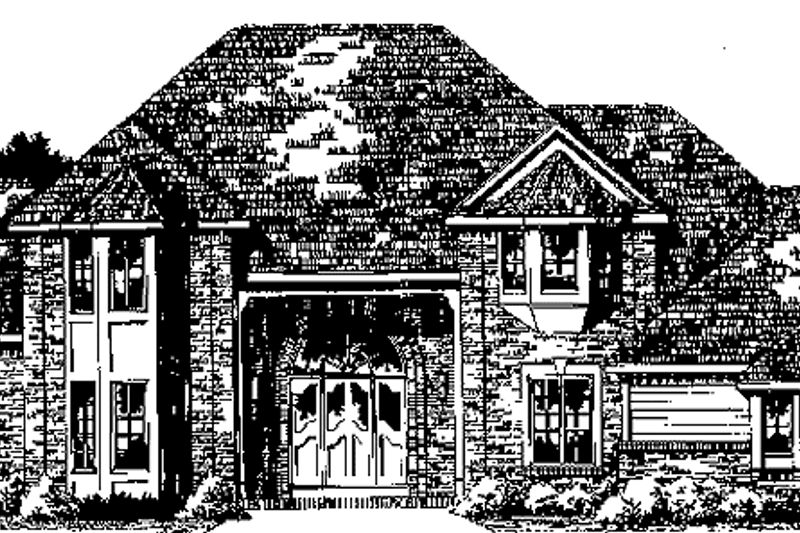 Dream House Plan - Traditional Exterior - Front Elevation Plan #1001-127