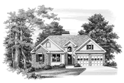 Ranch Style House Plan - 3 Beds 2 Baths 1338 Sq/Ft Plan #927-733 