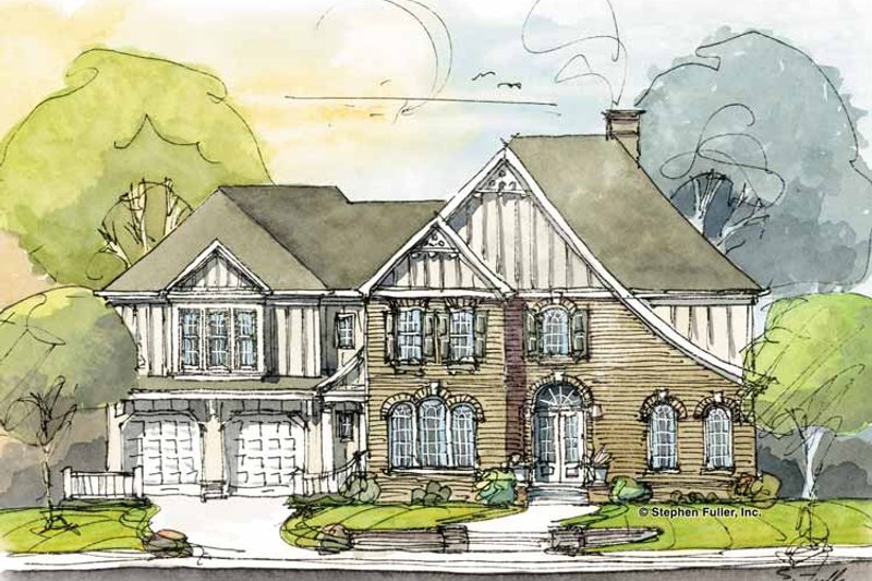 Dream House Plan - Country Exterior - Front Elevation Plan #429-295