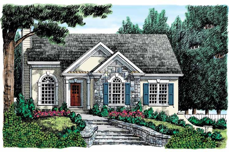 Dream House Plan - Country Exterior - Front Elevation Plan #927-149