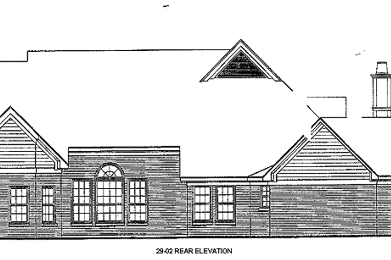 Dream House Plan - Exterior - Rear Elevation for Country House Plan #952-38 - 4 bed, 3 bath