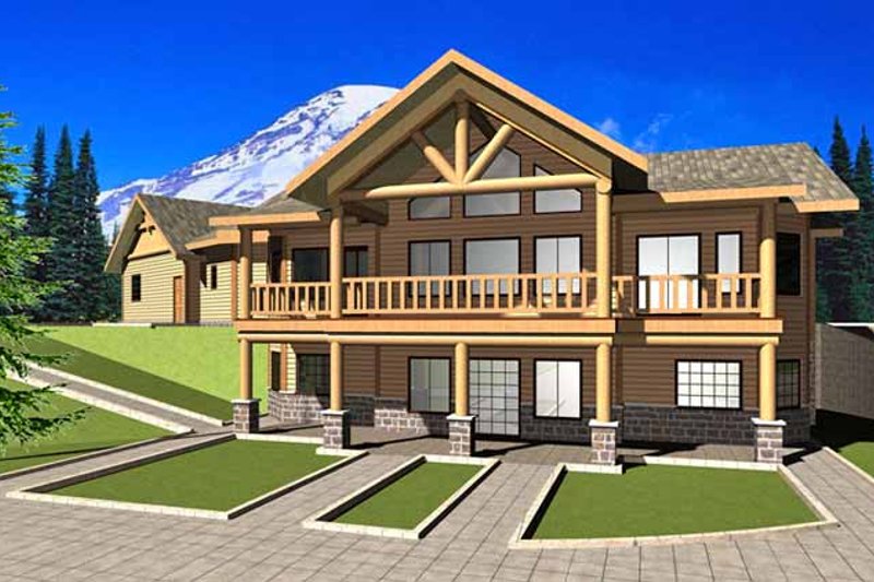 Dream House Plan - European Exterior - Front Elevation Plan #117-820