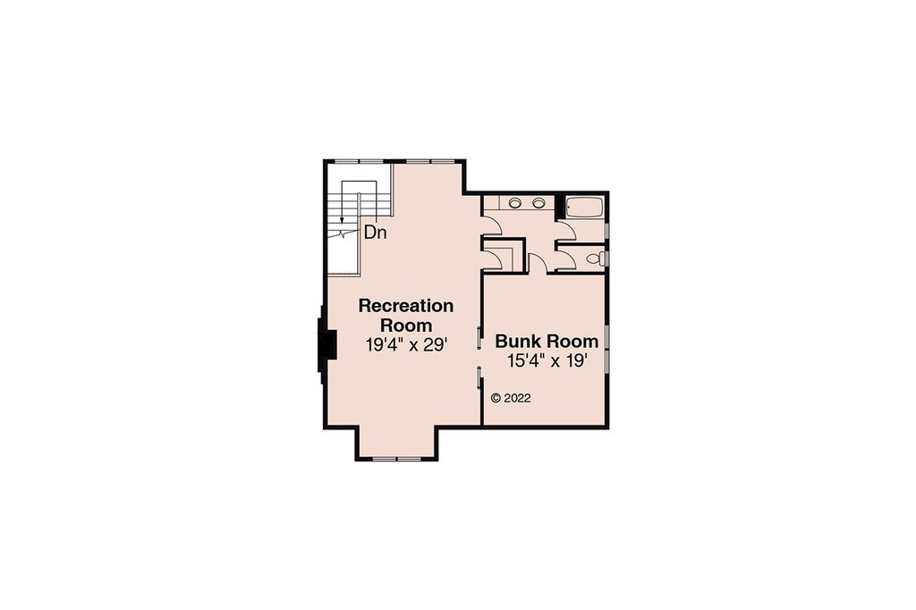 Floor Plan - Upper Floor for Farmhouse House Plan #124-1253 - 5 bed, 5.5 bath