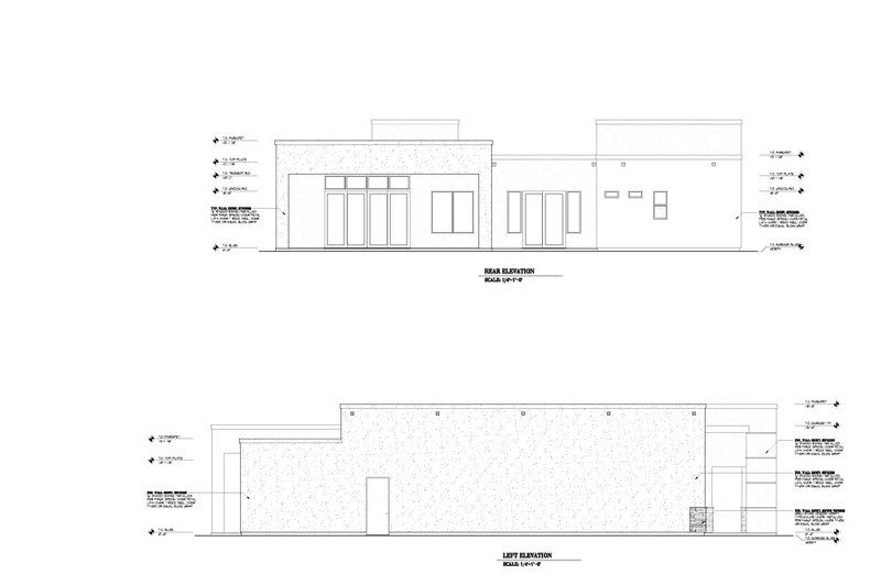 House Design - Exterior - Other Elevation 1 for Contemporary House Plan #53-737 - 3 bed, 3.5 bath
