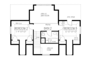 Colonial Style House Plan - 3 Beds 2 Baths 1846 Sq/Ft Plan #1061-16 