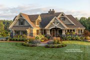 Cottage Style House Plan - 4 Beds 3 Baths 2465 Sq/Ft Plan #51-568 Exterior 