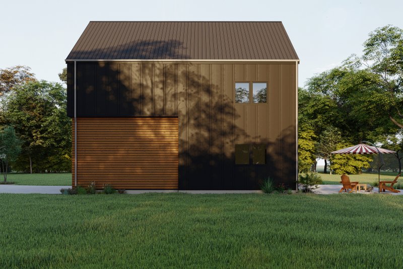 Dream House Plan - Exterior - Other Elevation 2 for Barndominium House Plan #1092-4 - 2 bed, 2.5 bath