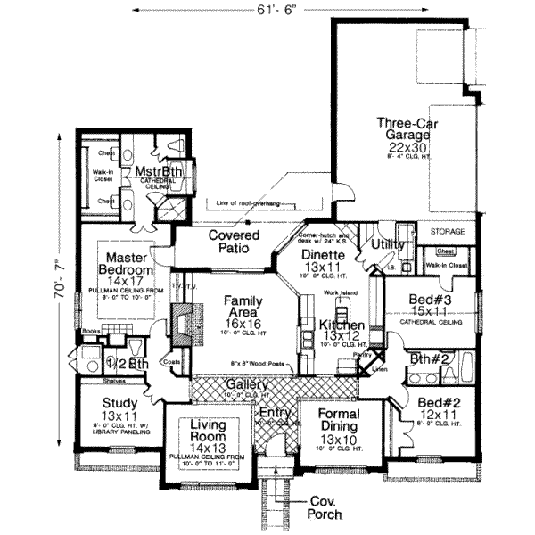 European Floor Plan - Main Floor Plan #310-192