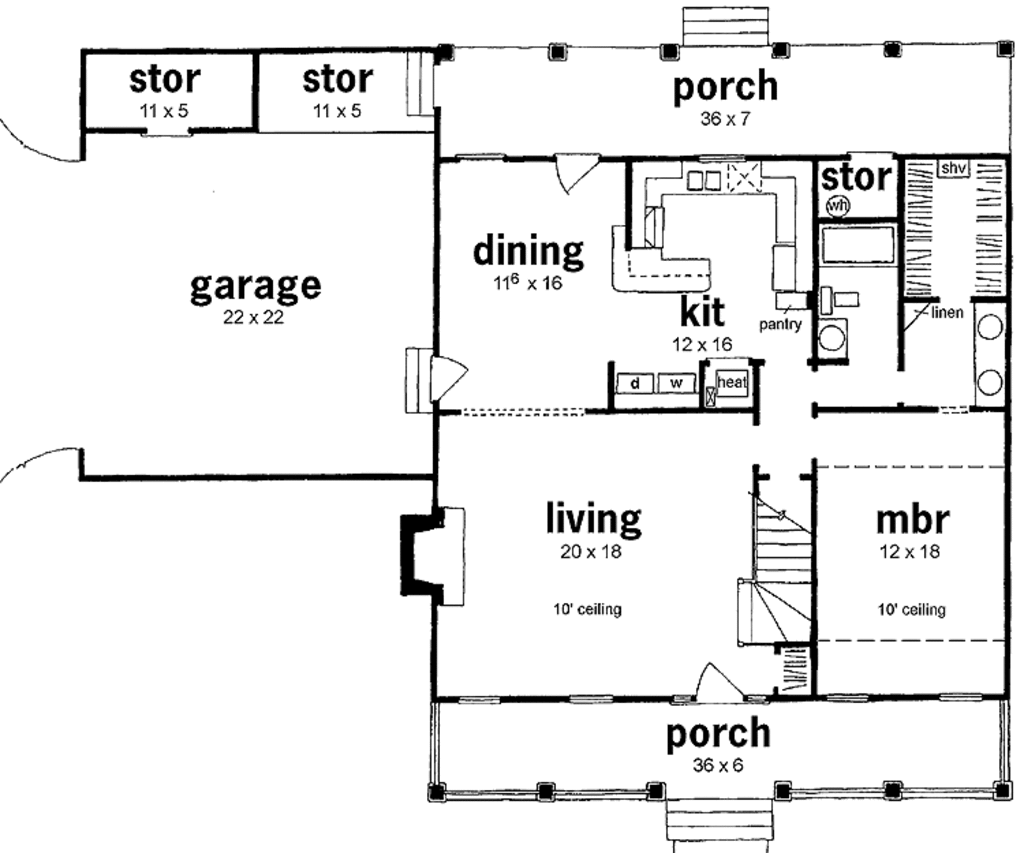 Country Style House Plan 3 Beds 2 Baths 1676 Sq Ft Plan 36 628 Builderhouseplans Com Country Style House Plan 3 Beds 2 Baths 1676 Sq Ft Plan 36 628 Builderhouseplans Com