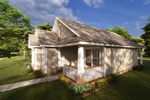 Exterior - Other Elevation for Cottage House Plan #513-2071 - 3 bed, 2 bath