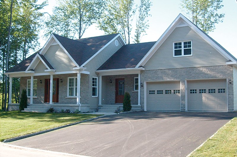 Home Plan - Country Exterior - Front Elevation Plan #23-2463