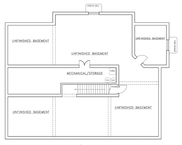 Home Plan - Contemporary Floor Plan - Lower Floor Plan #117-853
