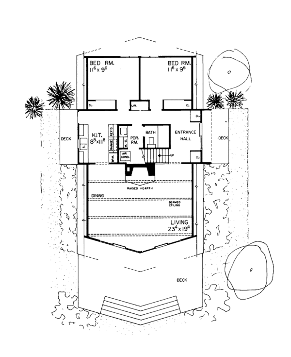 Dream House Plan - Floor Plan - Main Floor Plan #72-628