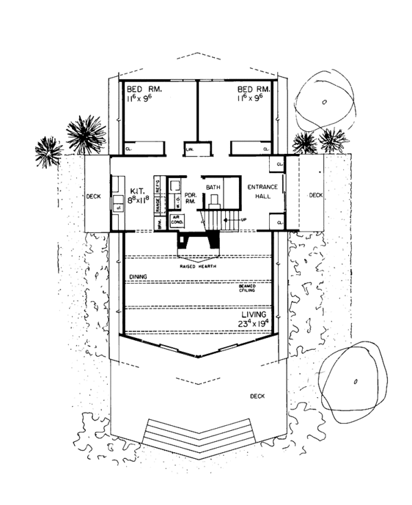 House Blueprint - Floor Plan - Main Floor Plan #72-628