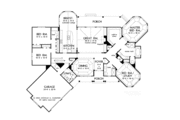 Craftsman Style House Plan - 4 Beds 3 Baths 2857 Sq/Ft Plan #929-887 