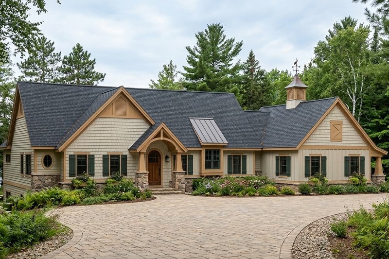 Home Plan - Exterior - Front Elevation 3 for Craftsman House Plan #928-203 - 4 bed, 3 bath