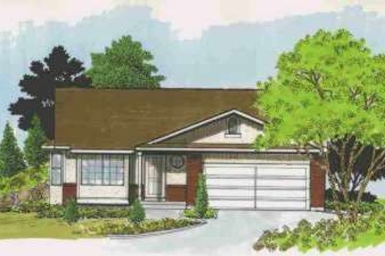 Exterior - Front Elevation for Traditional House Plan #308-135 - 6 bed, 2 bath
