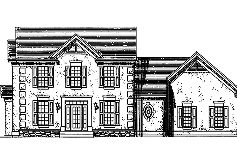 Dream House Plan - Classical Exterior - Front Elevation Plan #51-727