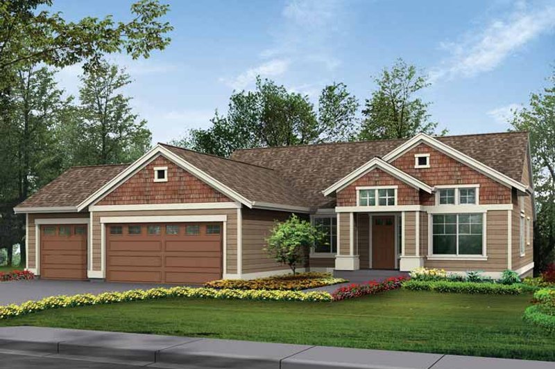 Craftsman Style House Plan - 5 Beds 3 Baths 2575 Sq/Ft Plan #132-339 ...