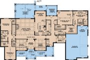 Craftsman Style House Plan - 3 Beds 3.5 Baths 4320 Sq/Ft Plan #923-431 Floor 