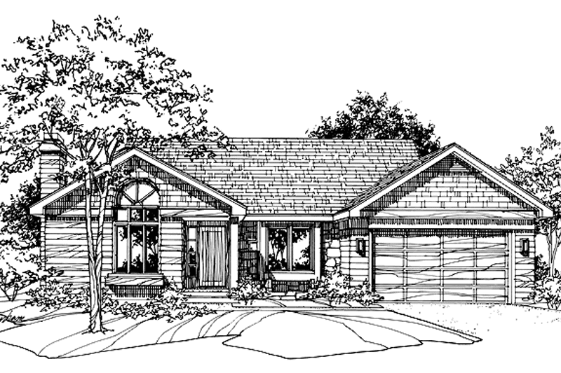 Home Plan - Exterior - Front Elevation 3 for Traditional House Plan #320-1505 - 3 bed, 2 bath