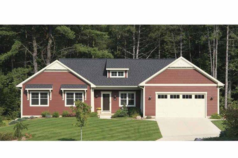Home Plan - Exterior - Front Elevation 3 for Craftsman House Plan #928-151 - 2 bed, 2.5 bath