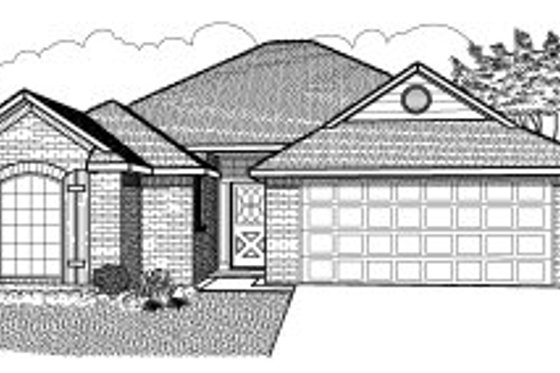 Exterior - Front Elevation for Traditional House Plan #65-344 - 3 bed, 2 bath