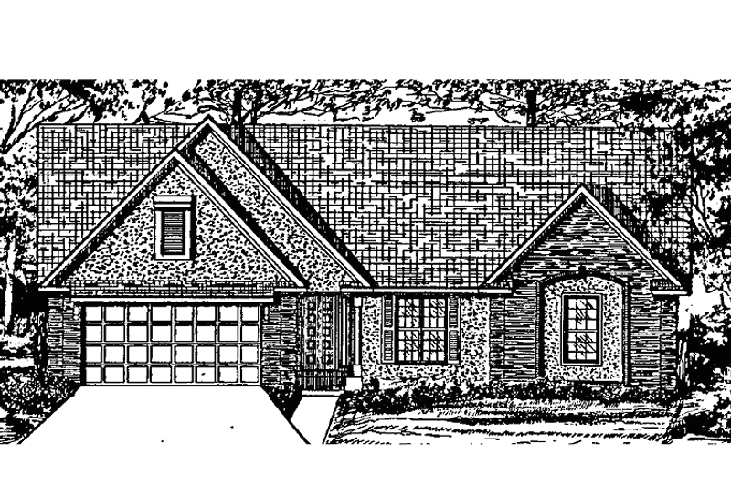 Ranch Style House Plan - 3 Beds 2 Baths 1920 Sq/Ft Plan #405-300