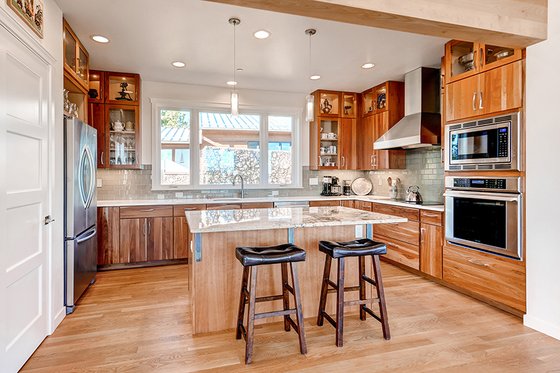 Interior - Kitchen for Prairie House Plan #1042-17 - 4 bed, 4 bath