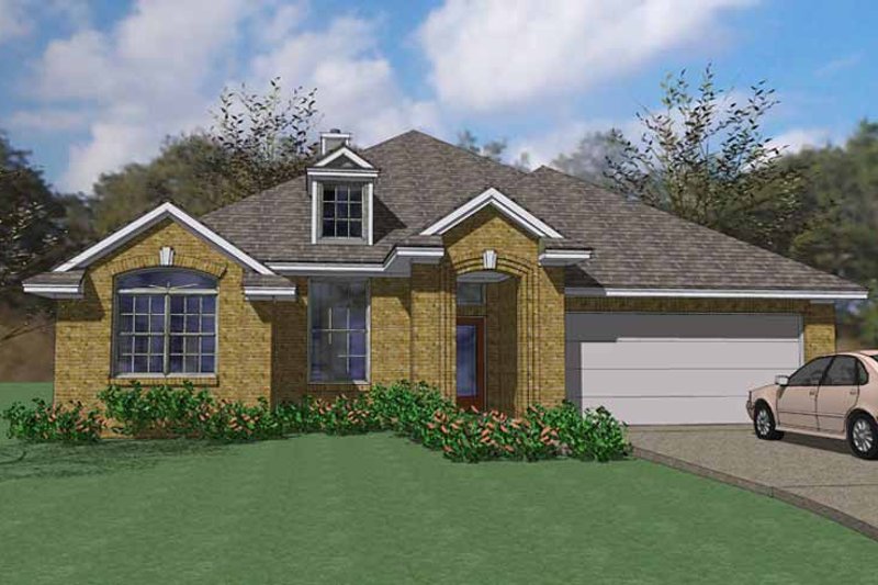 Home Plan - European Exterior - Front Elevation Plan #120-237