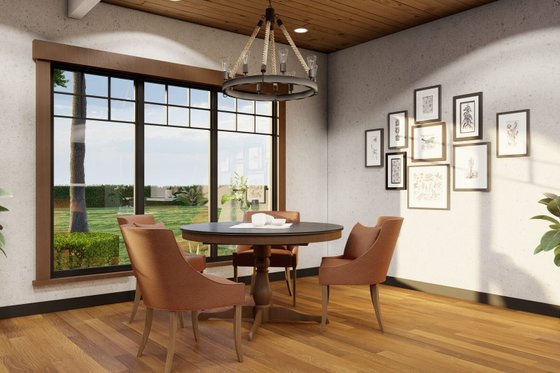 Interior - Dining Room for European House Plan #17-2220 - 2 bed, 2 bath