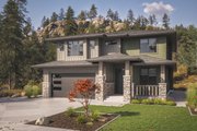 Modern Style House Plan - 3 Beds 2.5 Baths 2177 Sq/Ft Plan #1100-30 