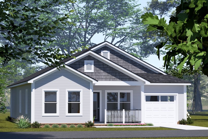 Home Plan - Exterior - Other Elevation 2 for Cottage House Plan #513-2334 - 3 bed, 2 bath