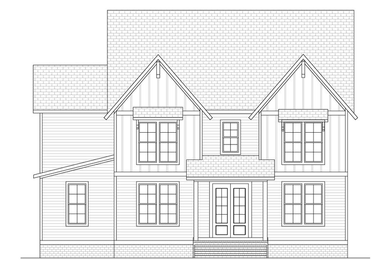 Architectural House Design - Exterior - Front Elevation 5 for Farmhouse House Plan #1080-22 - 5 bed, 4.5 bath
