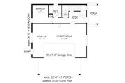 Contemporary Style House Plan - 2 Beds 2 Baths 1359 Sq/Ft Plan #932-67 