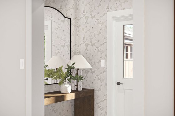 Interior - Entry for Traditional House Plan #455-436 - 3 bed, 2 bath