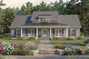 Home Plan - Exterior - Front Elevation for Country House Plan #21-677 - 3 bed, 2 bath