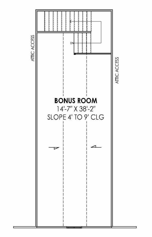 Farmhouse Floor Plan - Upper Floor Plan #1096-123