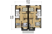 House Plan - 5 Beds 2 Baths 2392 Sq/Ft Plan #25-4517 