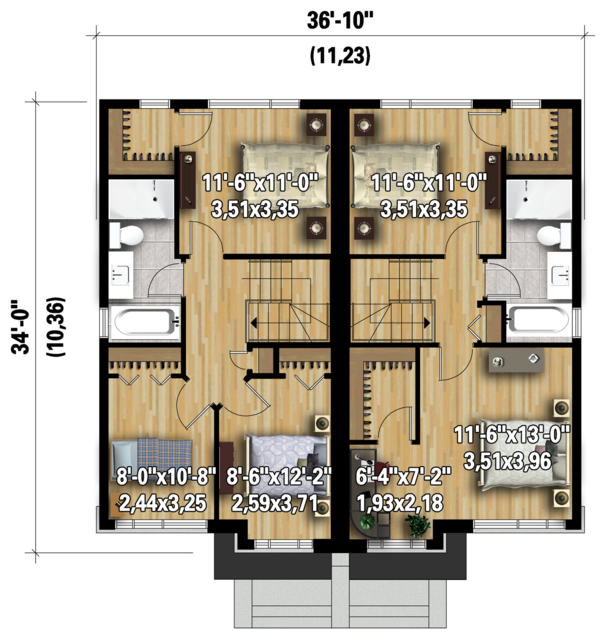 Dream House Plan - Floor Plan - Upper Floor Plan #25-4517
