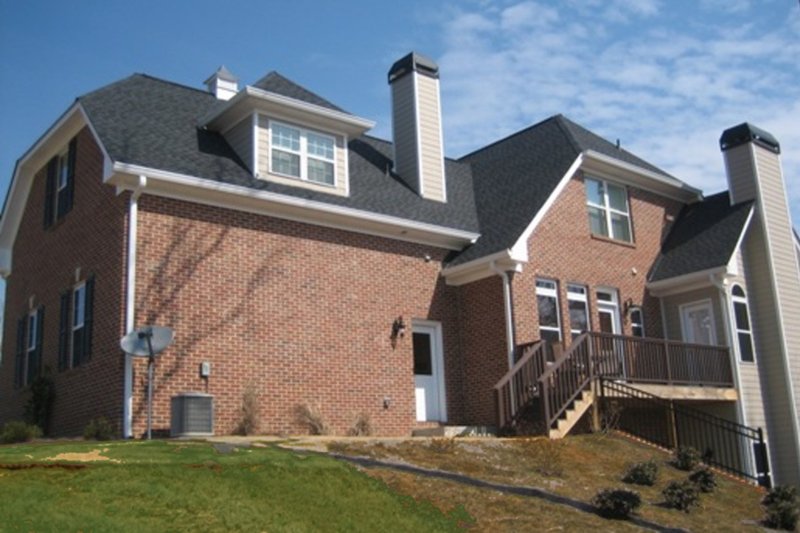 Dream House Plan - Exterior - Rear Elevation 1 for Traditional House Plan #437-53 - 4 bed, 3 bath