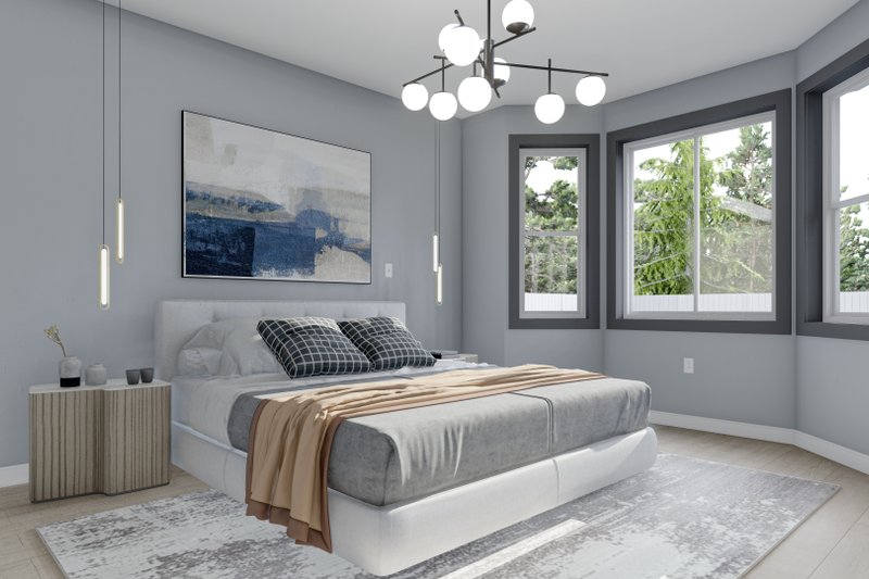 House Plan Design - Interior - Master Bedroom for Ranch House Plan #1060-234 - 3 bed, 2 bath