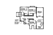 European Style House Plan - 5 Beds 2.5 Baths 3990 Sq/Ft Plan #100-206 