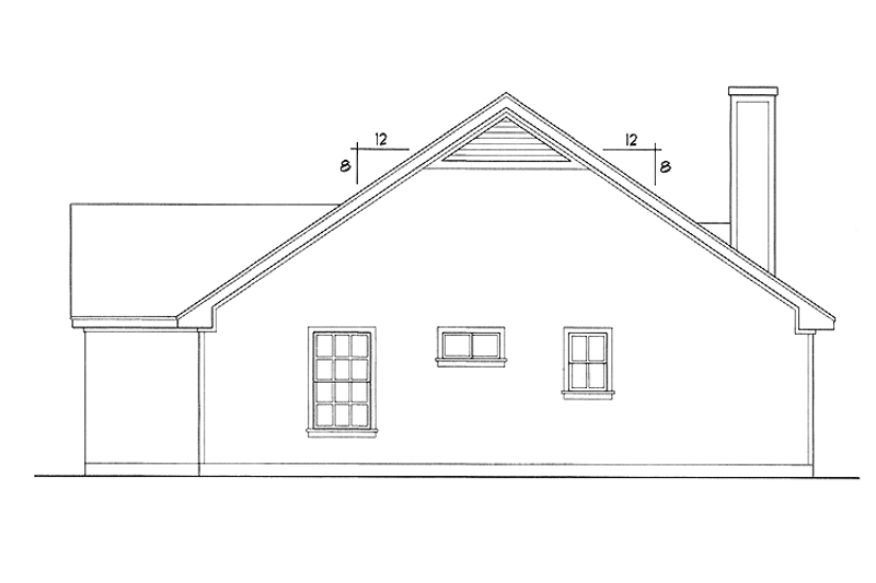 Home Plan - Floor Plan - Other Floor for Traditional House Plan #40-498 - 3 bed, 2 bath