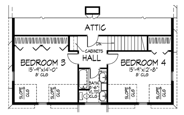 House Design - Craftsman Floor Plan - Upper Floor Plan #320-914