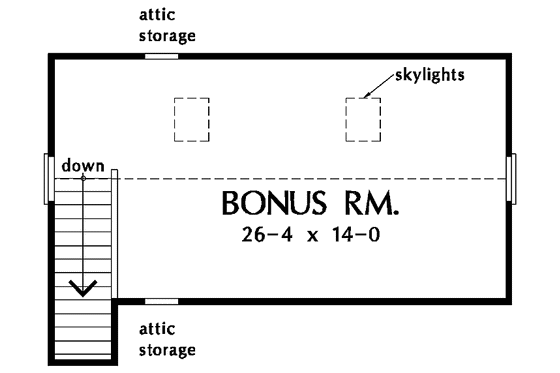 Floor Plan - Other Floor for Country House Plan #929-546 - 4 bed, 3.5 bath