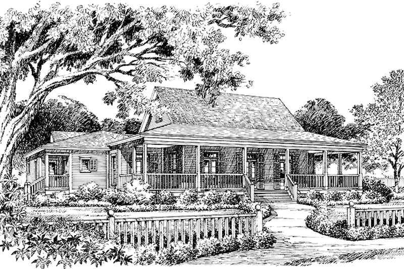 Architectural House Design - Mediterranean Exterior - Front Elevation Plan #417-687