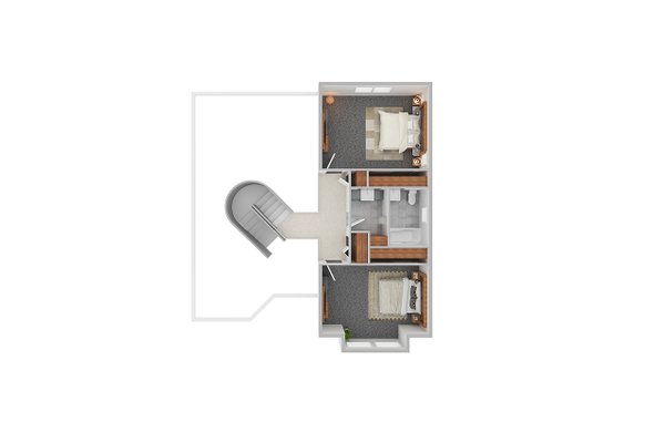 House Blueprint - Farmhouse Floor Plan - Other Floor Plan #124-1337